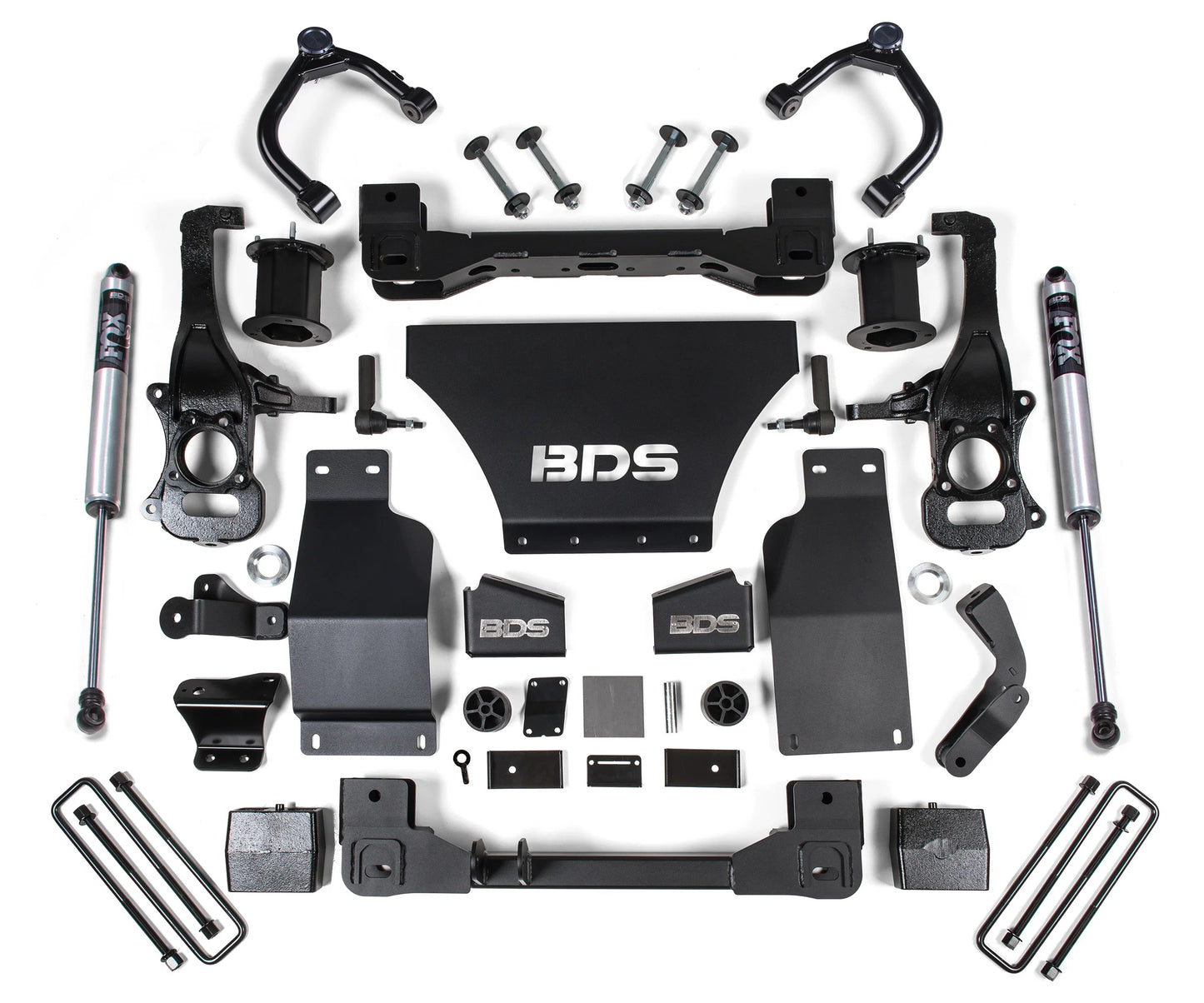 BDS 2019-2026 CHEVY,GMC 1500 4WD,GAS,6" LIFT KIT,STRUT SPACER,FOX 2.0 SHOCKS