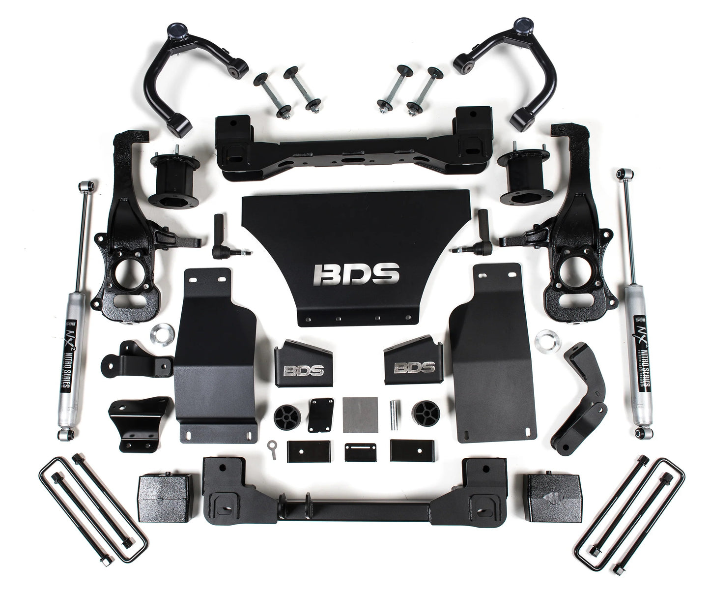 BDS 2019-2026 CHEVY,GMC AT4 1500 4WD,GAS,4" LIFT KIT,BLOCK,NITRO SHOCKS