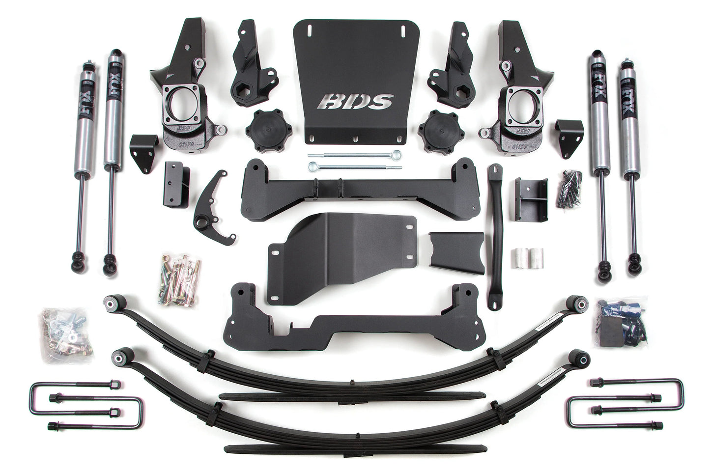 BDS 2001-2010 CHEVY,GMC 2500,3500HD 4WD,7" LIFT,LEAFS,NARROW,FOX 2.0 SHOCKS
