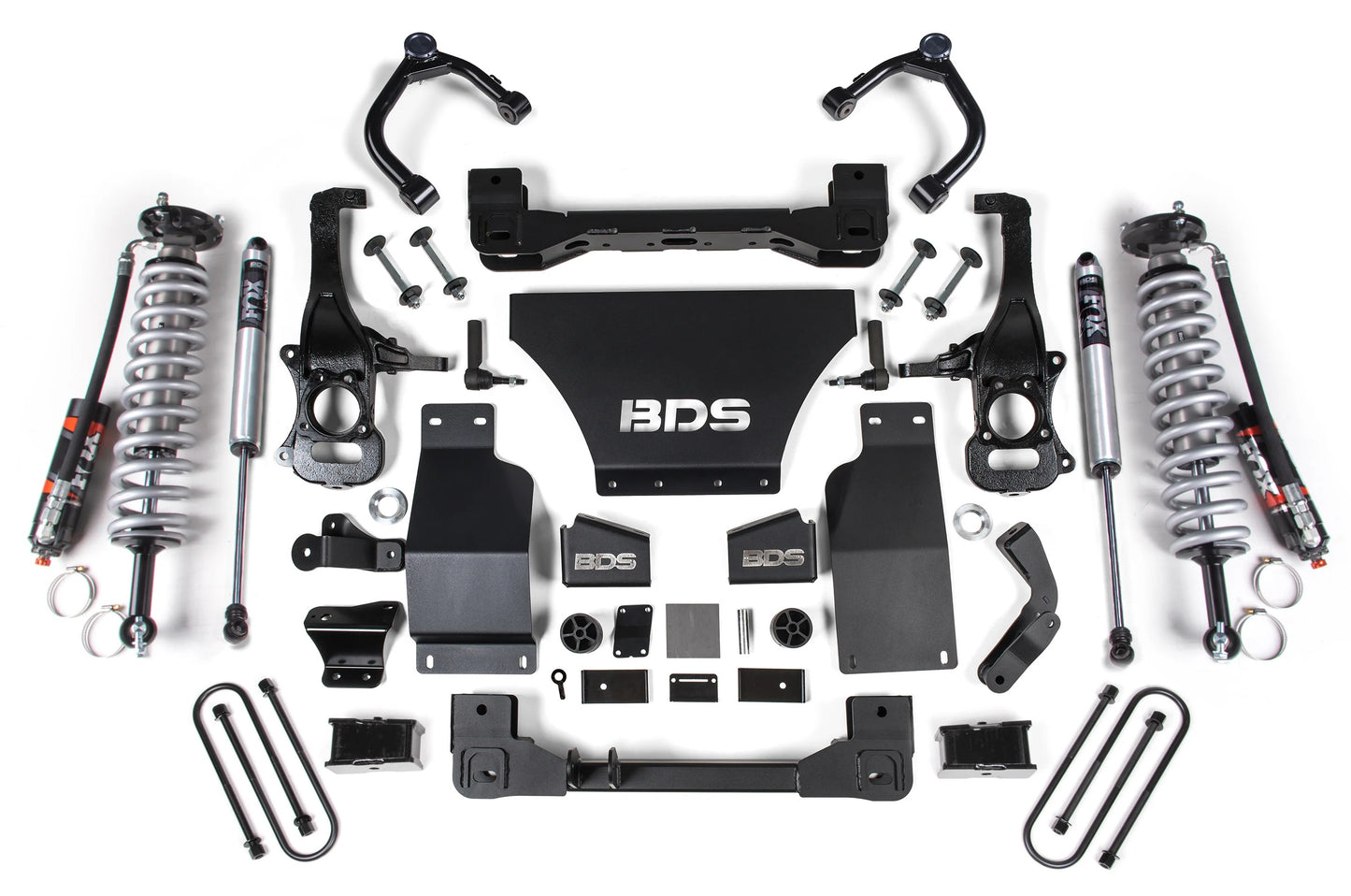 BDS 2025-2026 CHEVY,GMC AT4 1500 4WD,GAS,2.5" LIFT KIT,FOX 2.5 COILOVERS,FOX 2.0