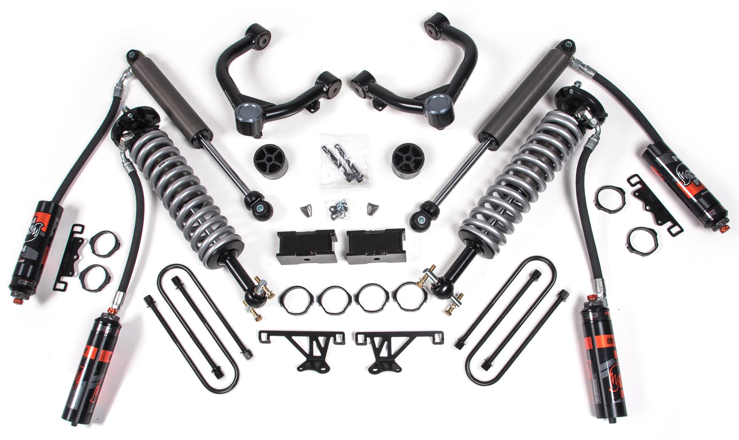 BDS 2025 CHEVY,GMC 1500 4WD 3.5" LIFT KIT WITH FOX 2.5 PERFORMANCE ELITE SHOCKS