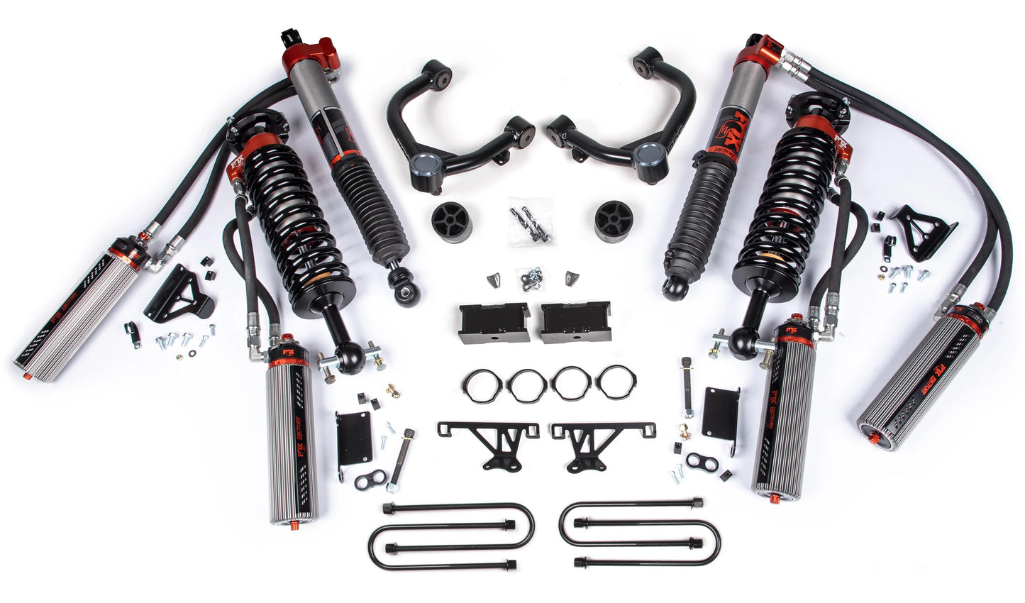 BDS 2025-2026 CHEVY,GMC AT4 1500 4WD,1.5" LIFT,FOX 3.0 RACE SERIES COILOVERS