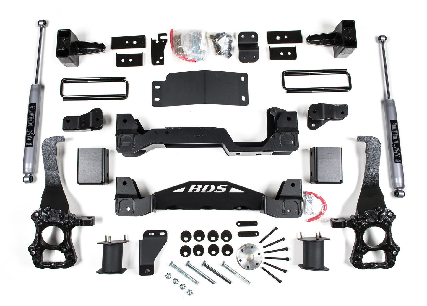 BDS 2014 FORD F150 4WD,6" LIFT KIT,CROSSMEMBER,4" BLOCK,NITRO SHOCKS
