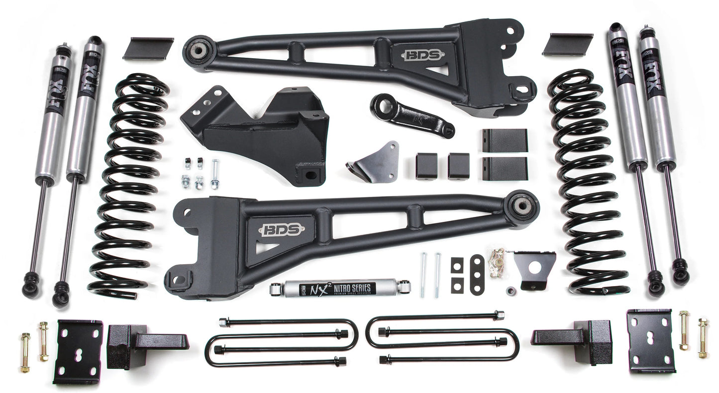 BDS 2005-2007 FORD F250,F350 4WD,DIESEL,6" RADIUS LIFT,NO OVERLOAD,BLOCK,FOX 2.0