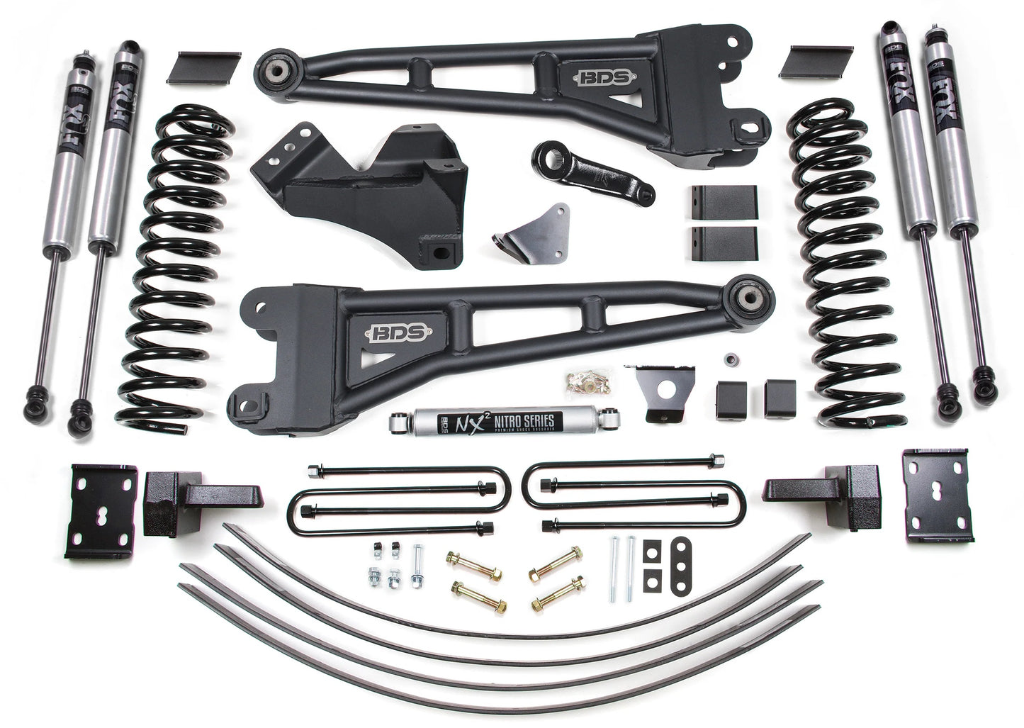 BDS 2005-2007 FORD F250,F350 4WD,DIESEL,6" RADIUS LIFT,NO OVERLOAD,ADD LEAF,2.0