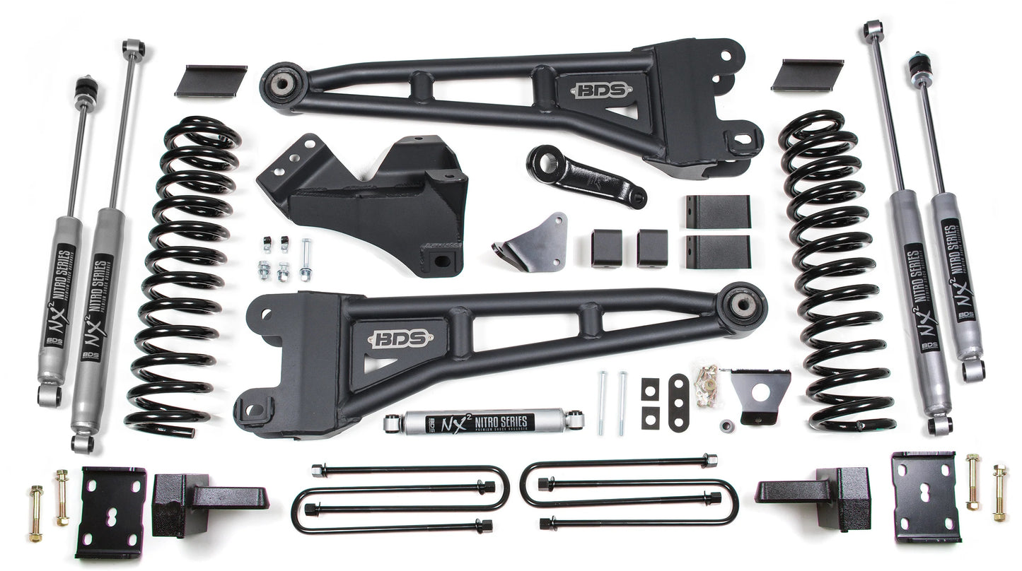 BDS 2008-2010 FORD F250,F350 4WD,GAS,6" RADIUS LIFT,OVERLOAD,BLOCK,NITRO
