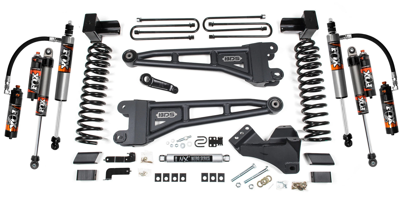BDS 2020-2022 F-250,F-350 SUPER,DIESEL,4WD,5" RADIUS LIFT KIT,FOX 2.5 SHOCKS