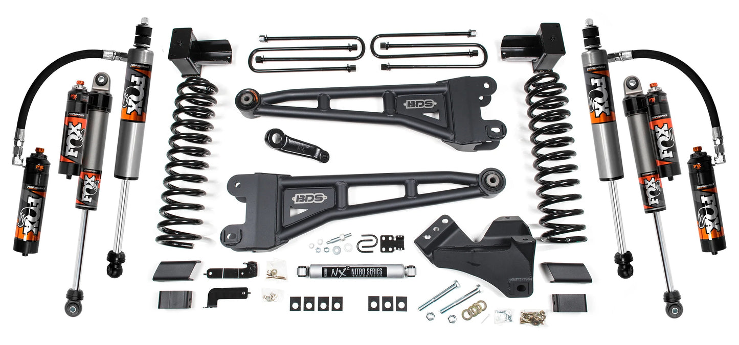 BDS 2023-2025 FORD F-250,F-350 4WD DIESEL 5" RADIUS ARM LIFT,BLOCK W/O OL,FOX2.5