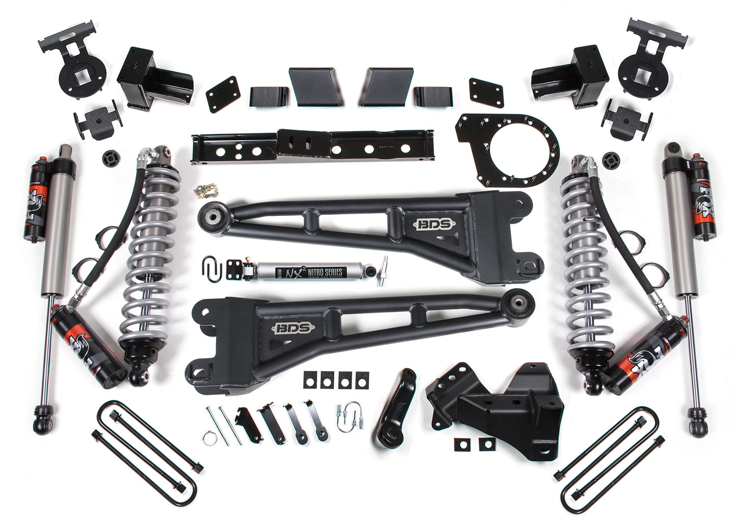 BDS 2023-2026 FORD F-250,F-350 4WD DIESEL 7" RADIUS LIFT,BLOCK,FOX 2.5 COILOVERS