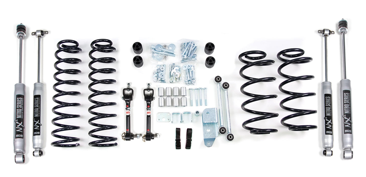 BDS 1997-2002 JEEP WRANGLER TJ 3" LIFT KIT,NITRO SHOCKS