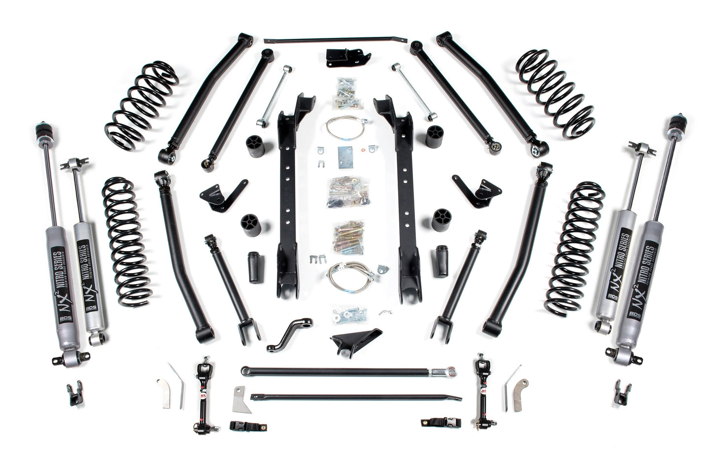 BDS 1997-2006 JEEP WRANGLER TJ,LJ LONG ARM 6.5" LIFT KIT,NITRO SHOCKS