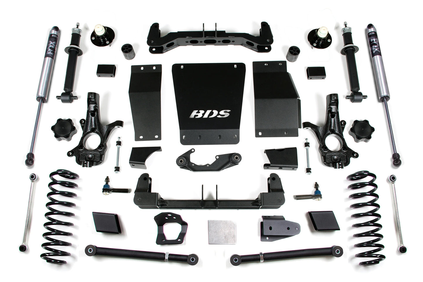 BDS 15-19 TAHOE,YUKON,SUBURBAN 4WD CAST STEEL ARMS,6" LIFT KIT,WITH FOX SHOCKS