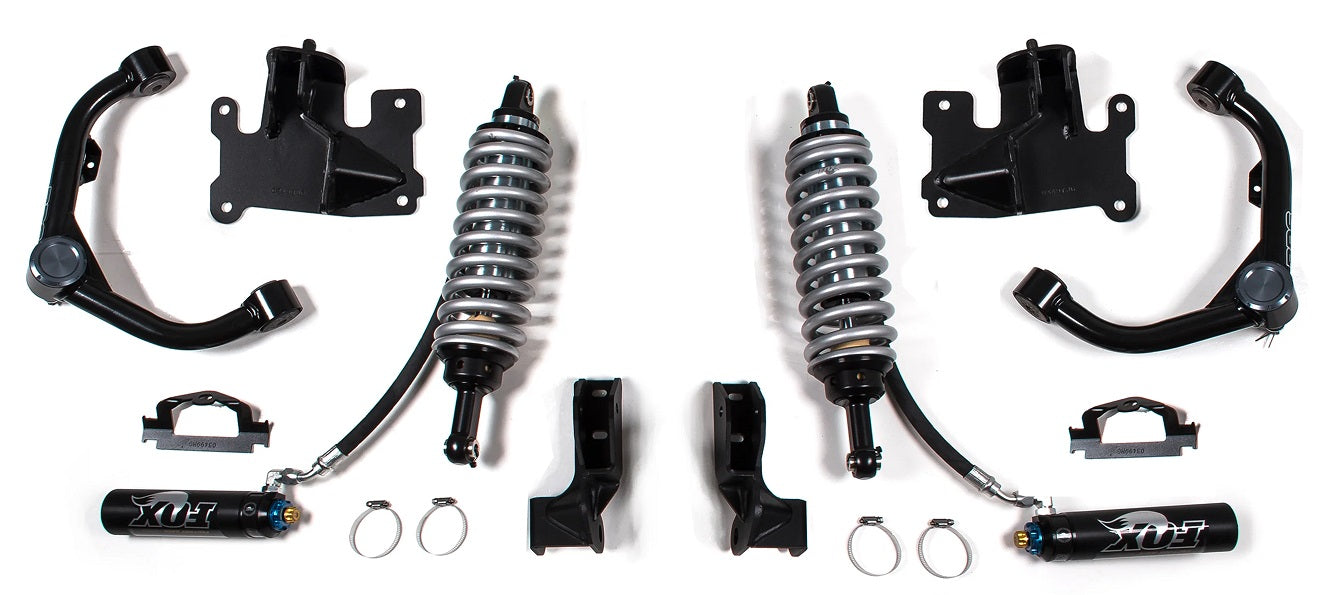BDS 01-10 CHEVY 2500HD,3500HD 4WD FOX 2.5 COILOVER CONVERSION FOR 4.5" LIFTS