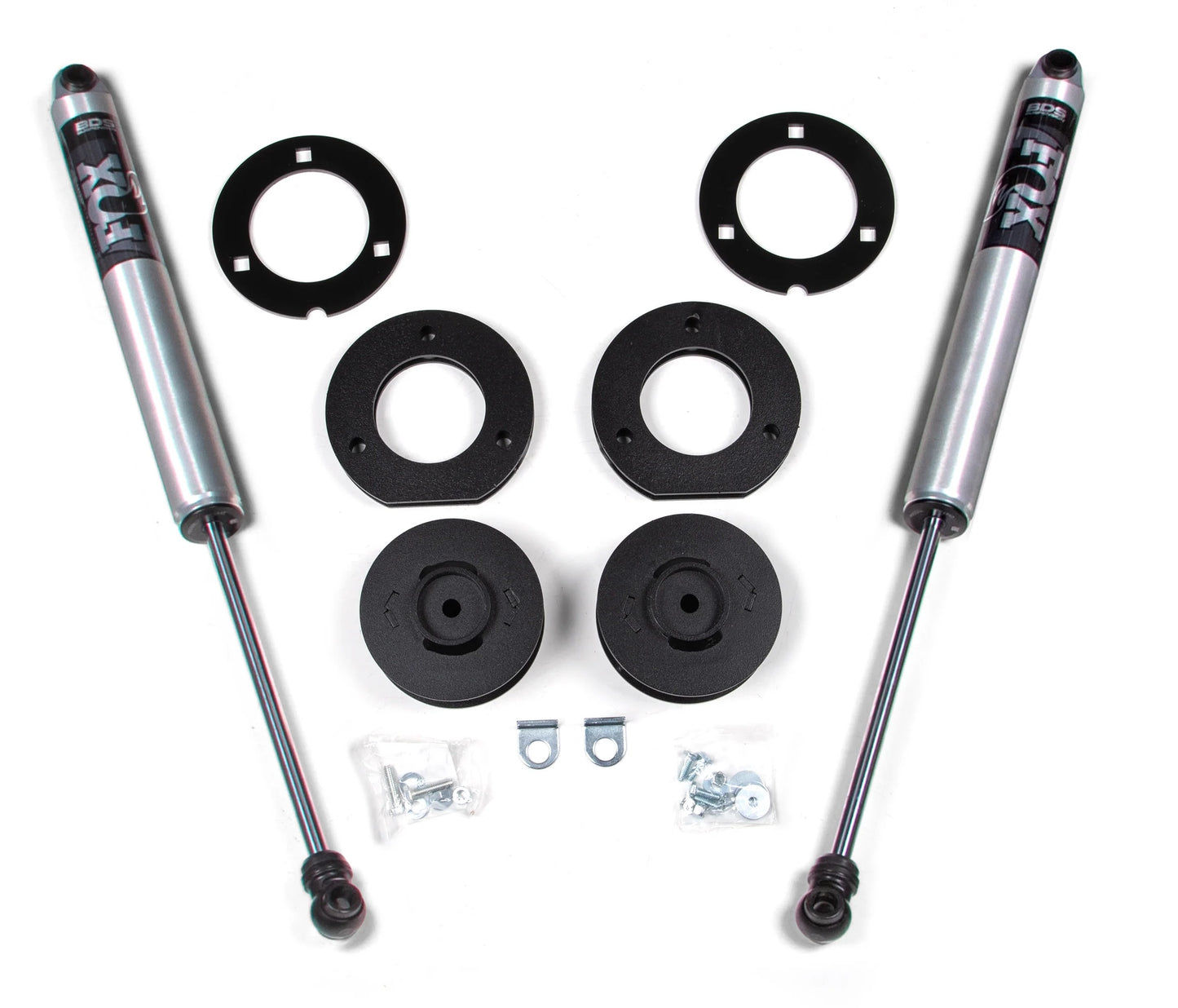 BDS 07-19 TAHOE,YUKON,SUBURBAN 4WD,2" LIFT KIT WITH FOX 2.0 SHOCKS
