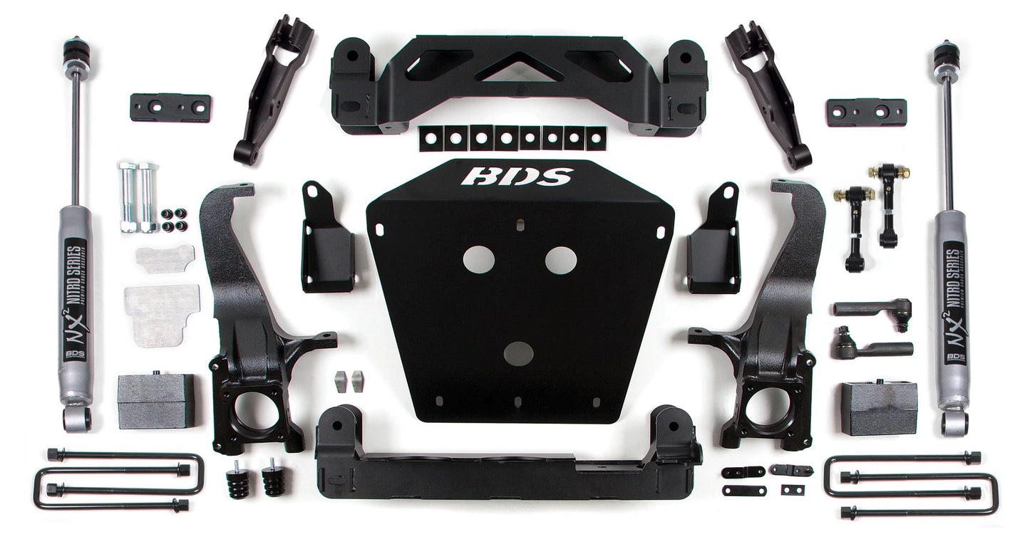BDS 2007-2015 TOYOTA TUNDRA 7" LIFT KIT,NITRO SHOCKS