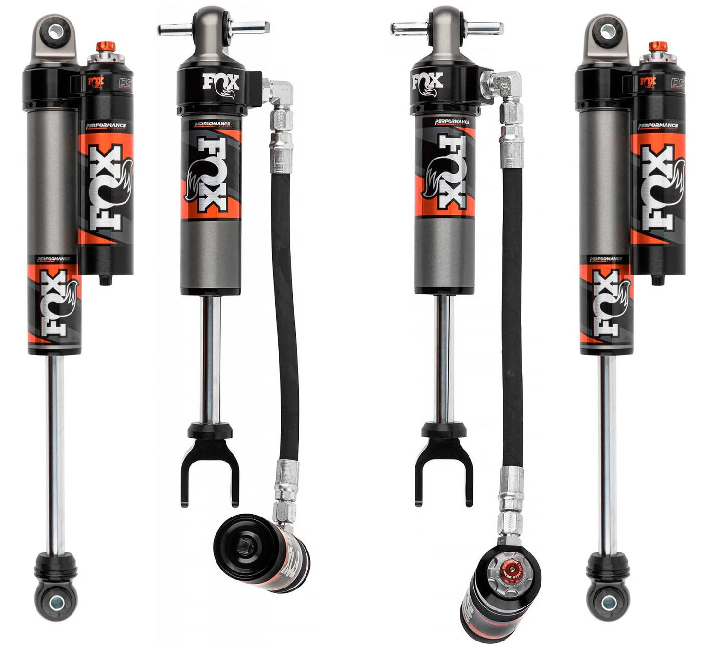 FOX 2.5 SHOCK SET,FRONT & REAR,20-25 SILVERADO,SIERRA 2500,3500HD,1.5" LIFT