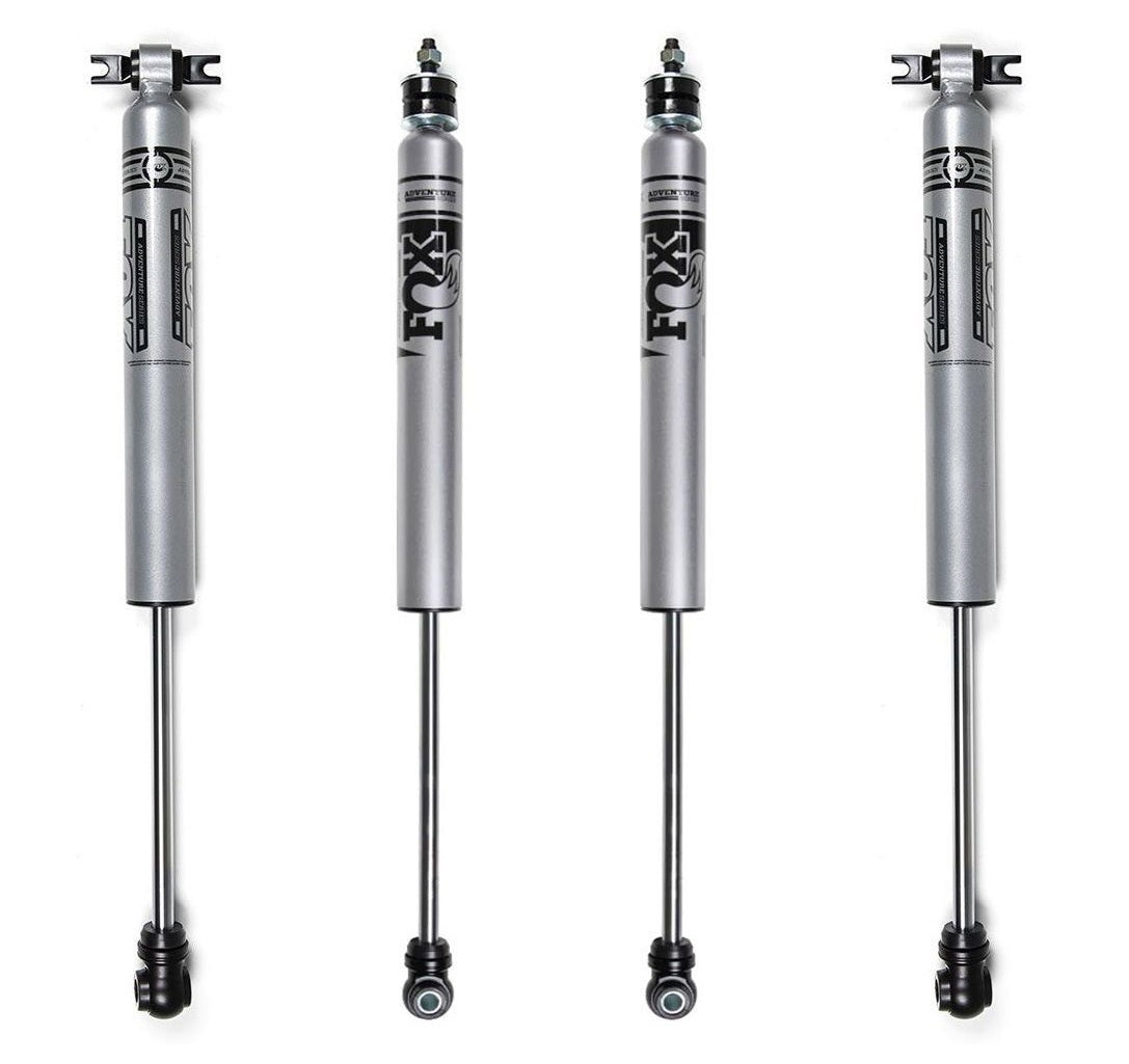 FOX 2.0 SHOCK SET,FRONT & REAR,2007-2018 WRANGLER JK,1.5-3.5" LIFT