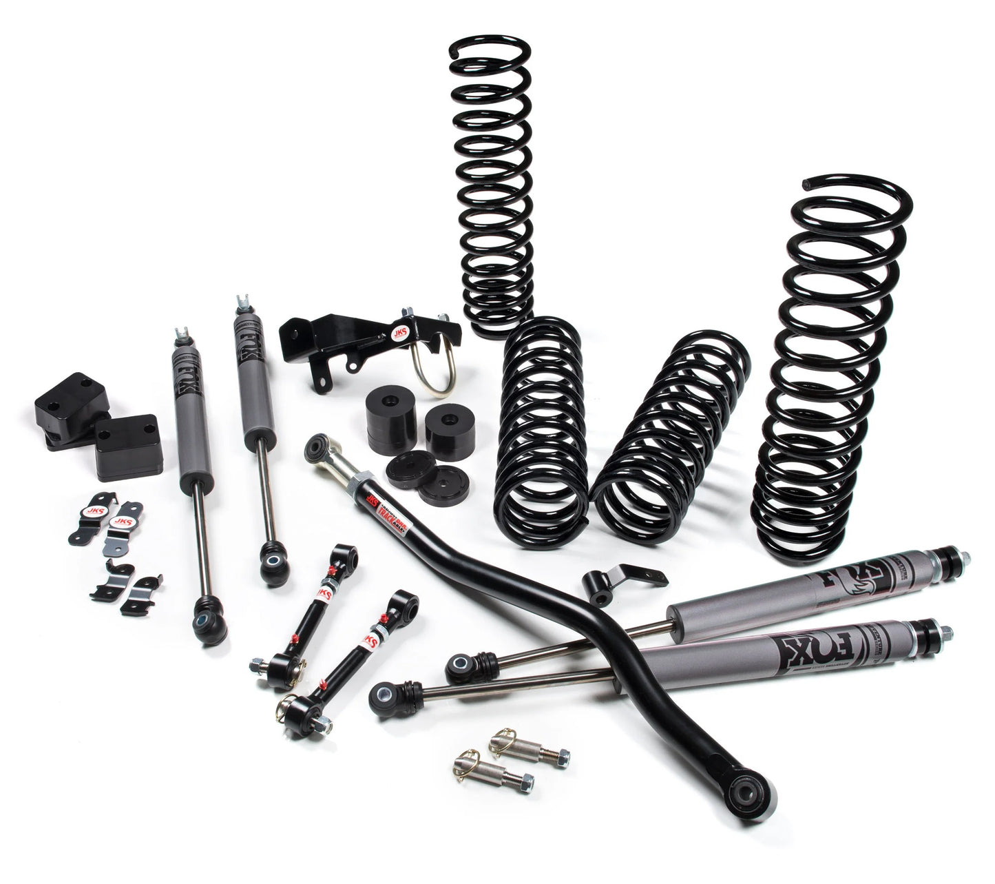 JKS 07-18 WRANGLER JK J-VENTURE 4DR 2.5IN SYSTEM W/ FOX ADVENTURE SERIES SHOCKS