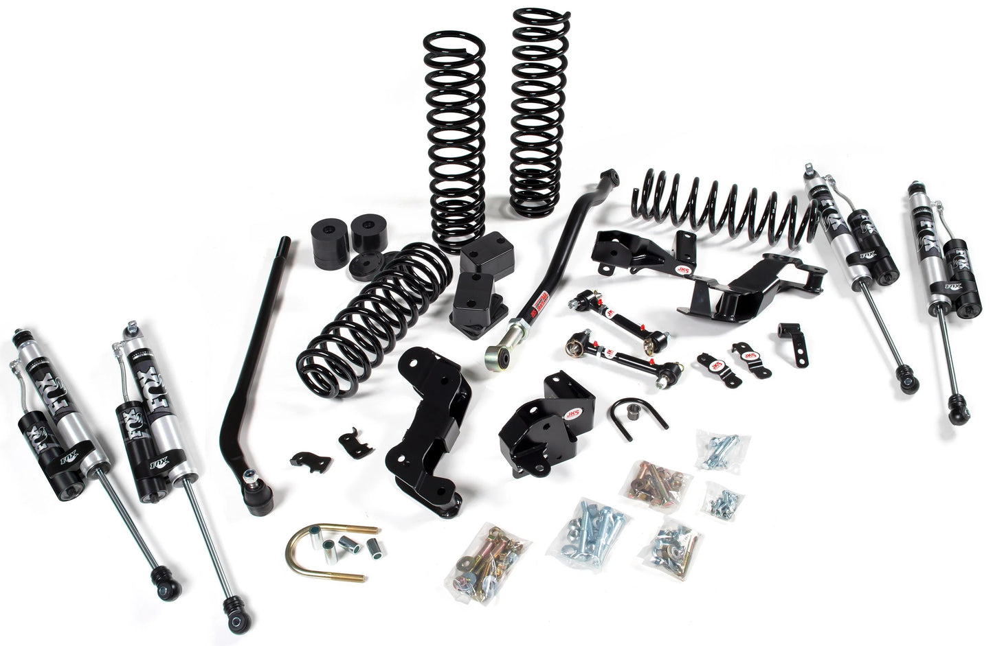 JKS 2007-2018 JEEP WRANGLER (JK) 4DR 3.5IN J KONTROL SYSTEM,FOX REMOTE RESI