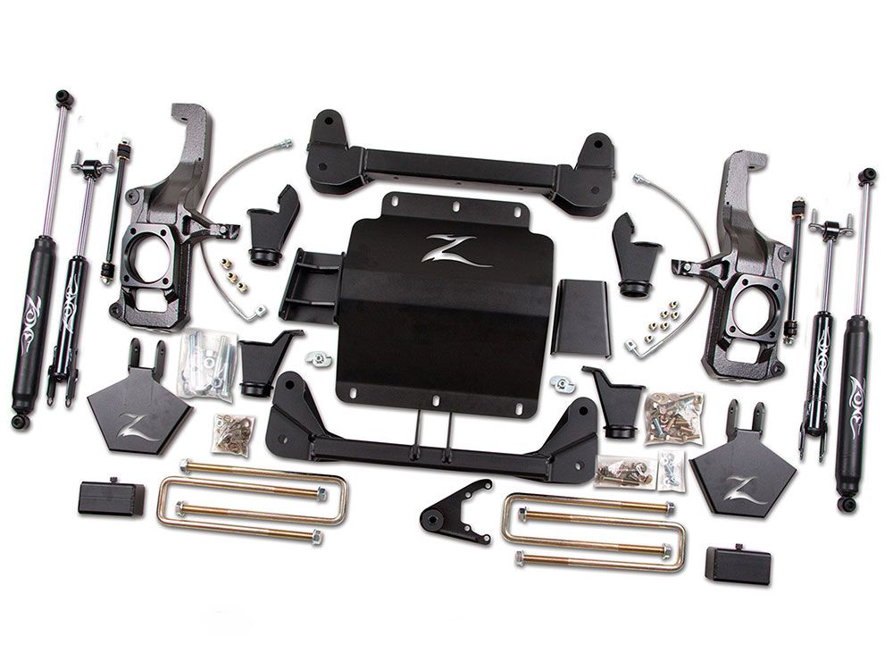 ZONE 2011-2019 GM 2500HD/3500HD 5" LIFT W/O OVERLOAD,NITRO