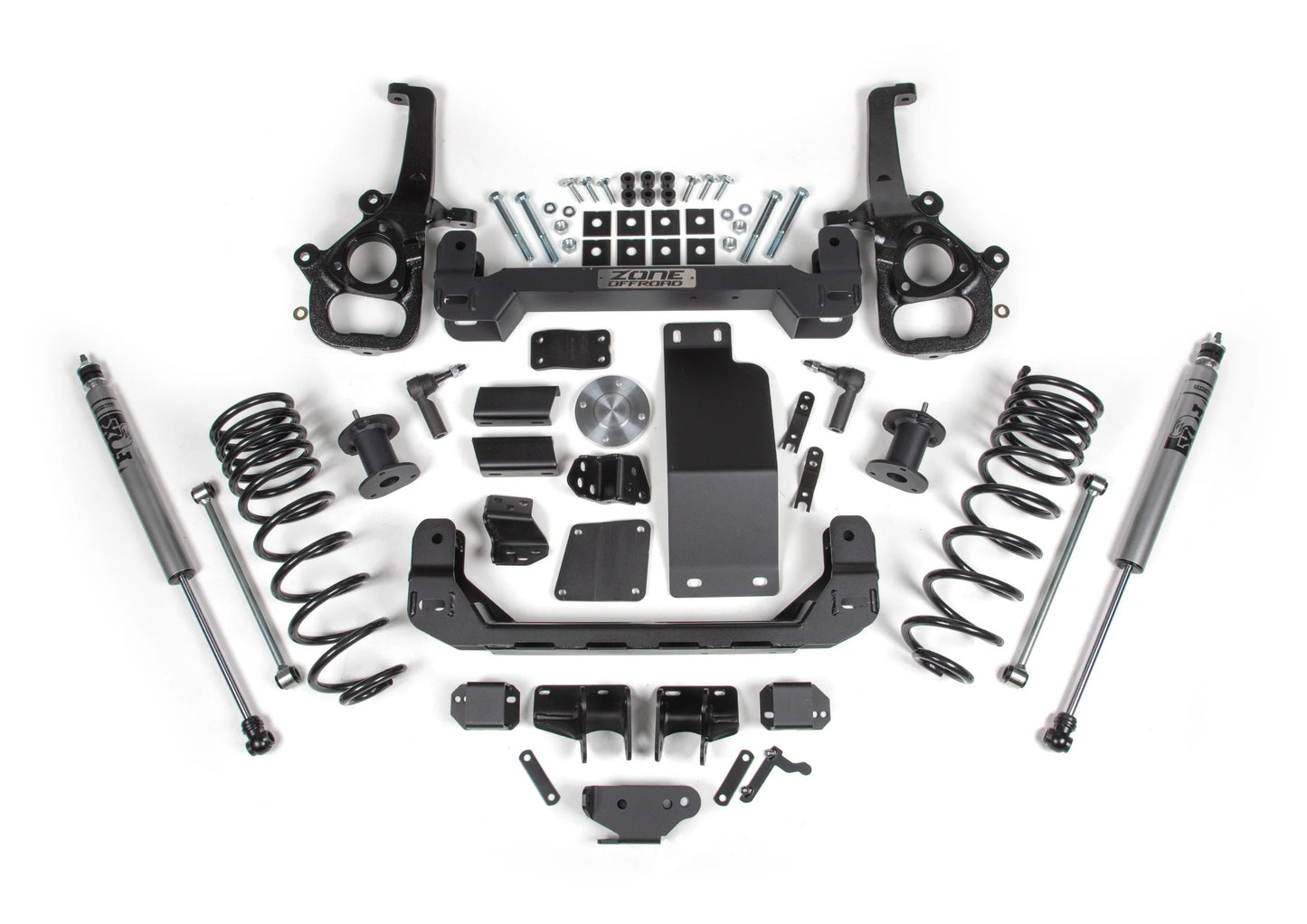 ZONE 2025 RAM 1500 4WD STANDARD OE KNUCKLE 4" LIFT KIT WITH FOX SHOCKS