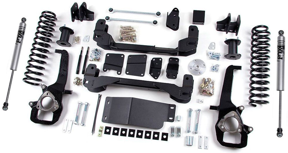 ZONE 2013-2018 RAM 1500 6/3" STRUT SPACER LIFT KIT W/LEVEL REAR END,FOX SHOCKS
