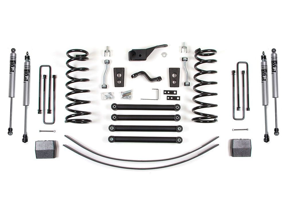 ZONE 1994-1999 DODGE RAM 1500 4WD 5" COIL SPRING LIFT KIT,FOX SHOCKS