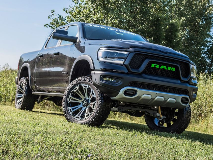 ZONE 2019-2023 RAM 1500 4WD 6/5" SUSPENSION LIFT KIT,NITRO SHOCKS,W/O 22" WHEELS