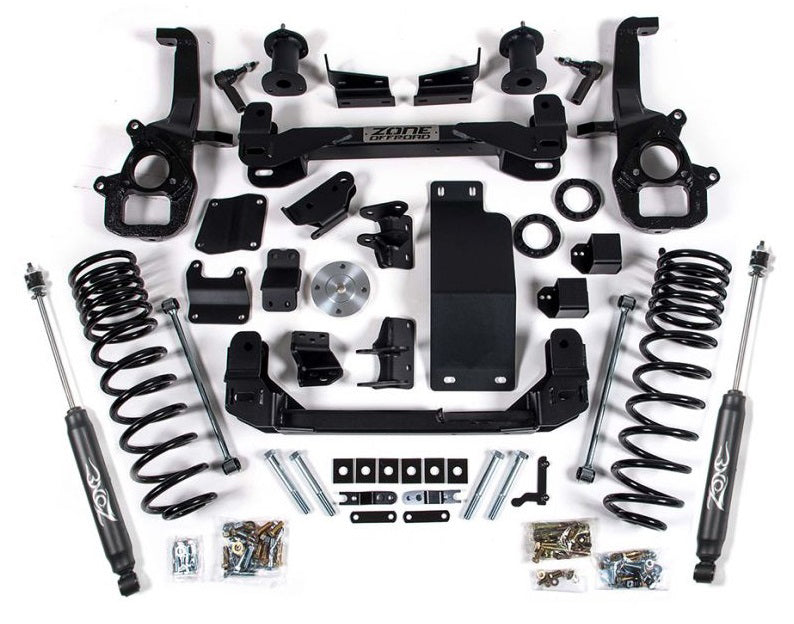 ZONE 2019-2023 RAM 1500 4WD 6/5" SUSPENSION LIFT KIT,NITRO SHOCKS,W/ 22" WHEELS