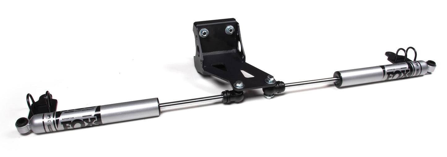ZONE 2005-2024 FORD F-250,F-350 DUAL STEERING STABILIZER KIT WITH FOX SHOCKS