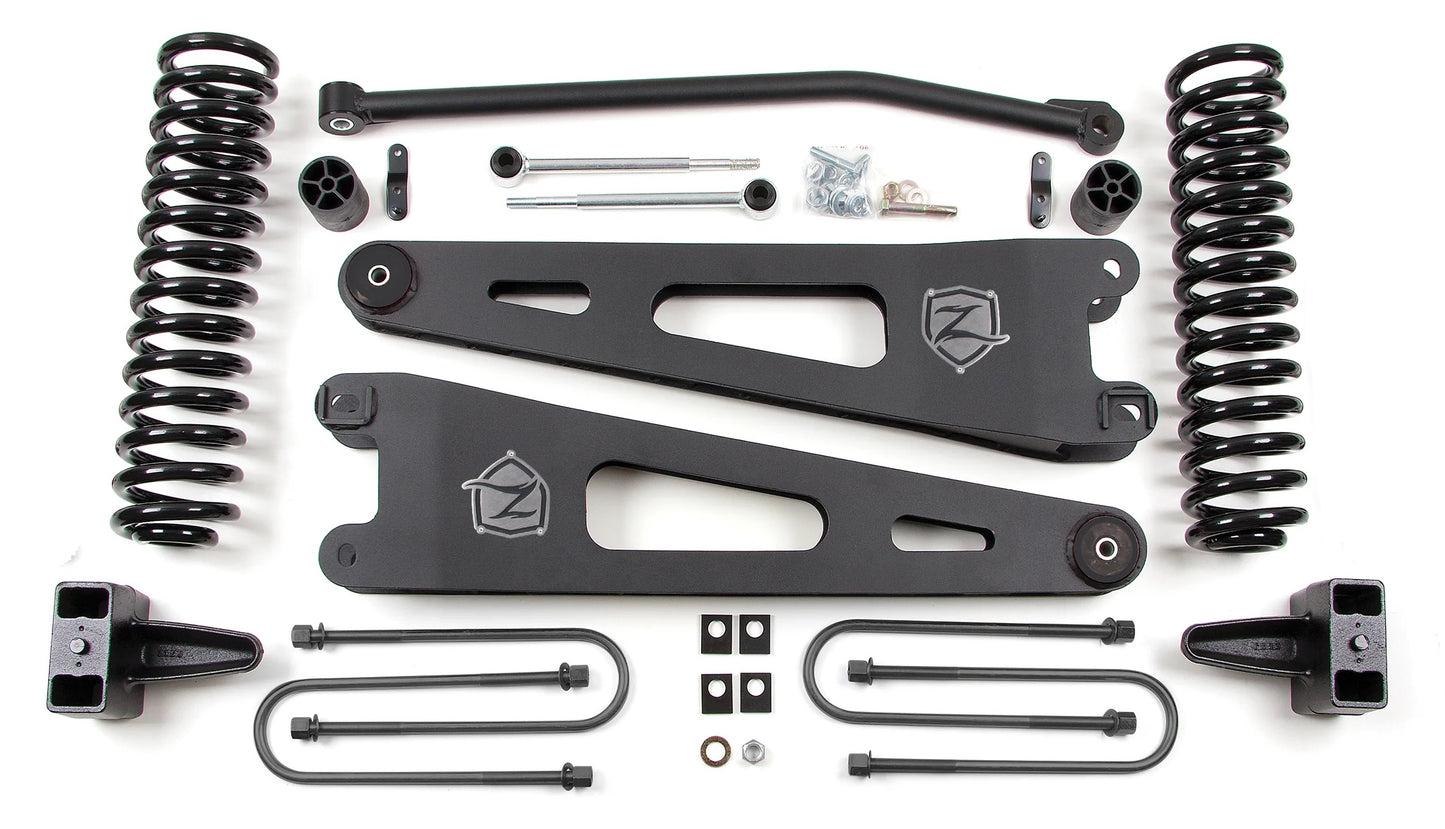 ZONE 2005-2007 FORD F-250,F-350 4WD DIESEL 4" SUSPENSION LIFT KIT W/ RADIUS ARMS