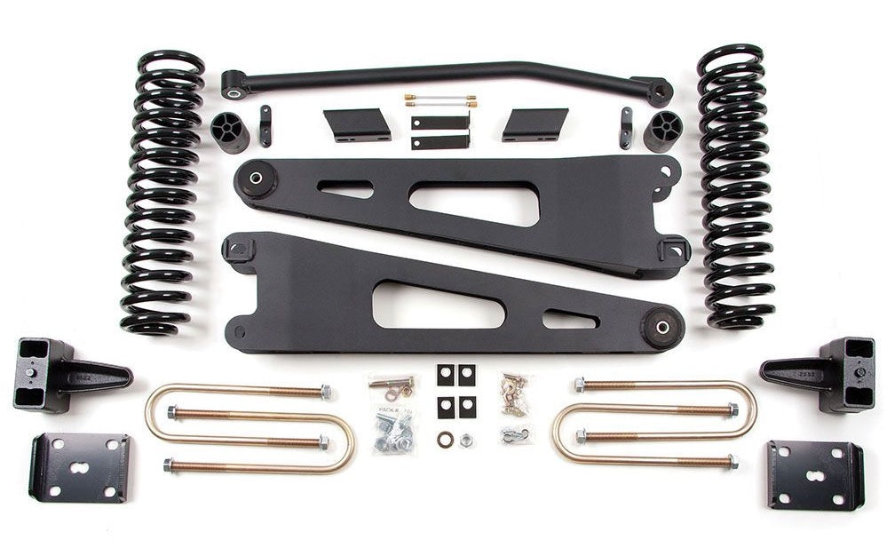 ZONE 2011-2016 F250/350 DIESEL 4WD WITH OVERLOAD 4" RADIUS ARM LIFT KIT