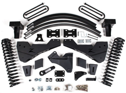 ZONE 2011-2016 F250/350 DIESEL 4WD W/O OVERLOAD 8" COIL SPRING LIFT KIT