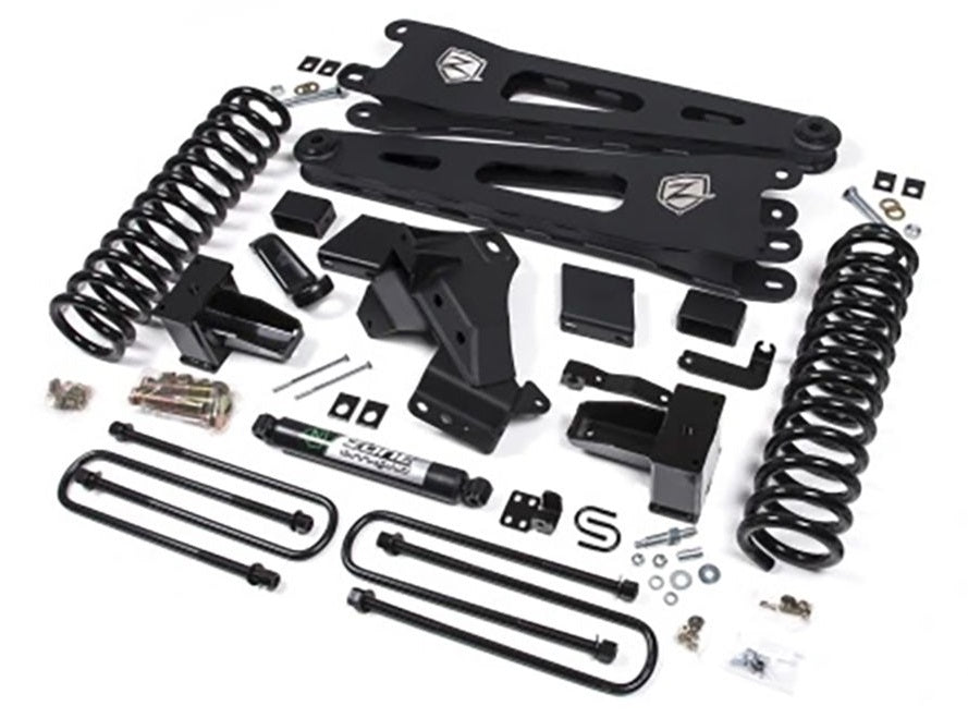 ZONE 2020-2022 F250,F350 4WD GAS,7" RADIUS ARM LIFT KIT WITH NITRO SHOCKS