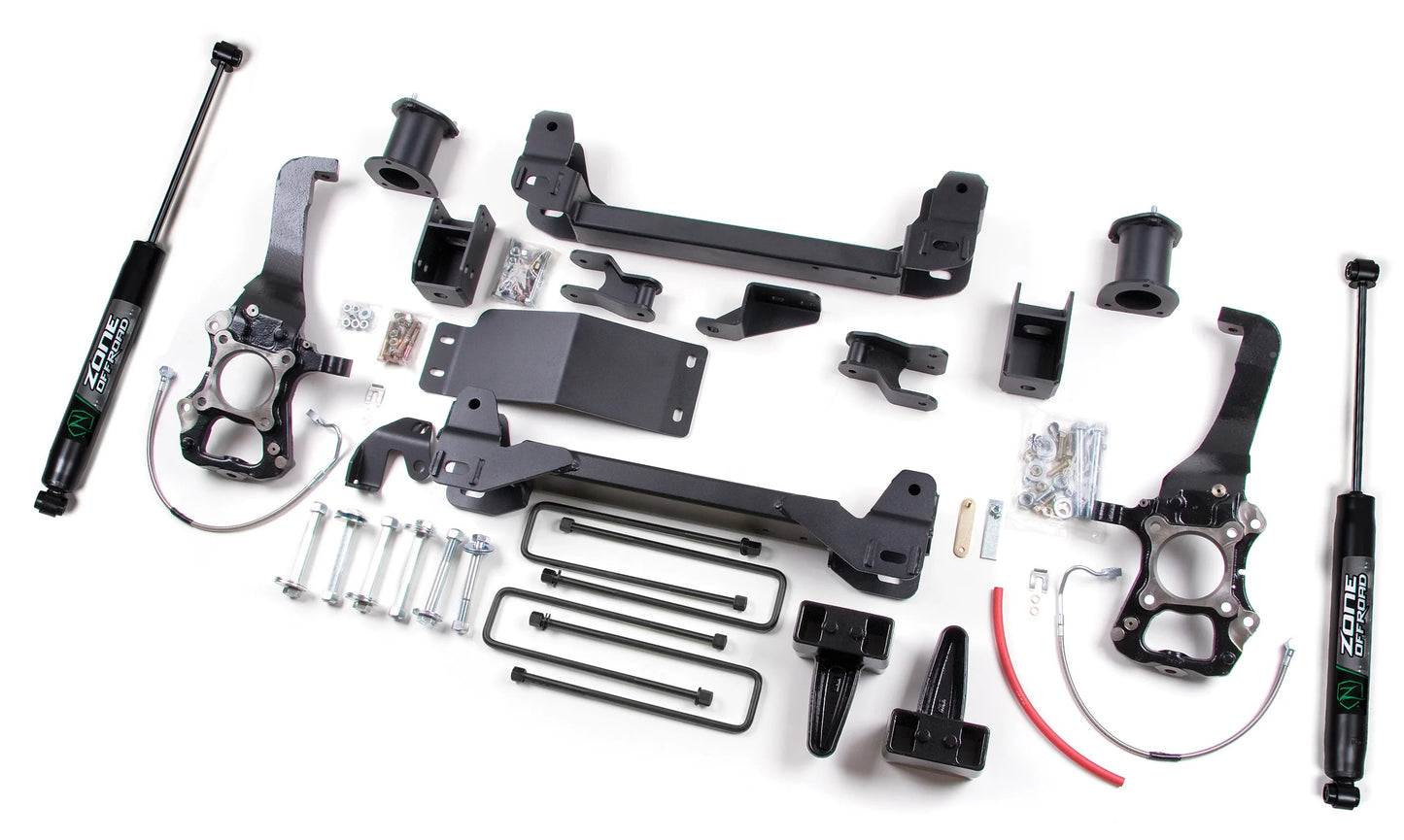 ZONE 2004-2008 FORD F-150 4WD 6" SUSPENSION LIFT KIT WITH NITRO SHOCKS