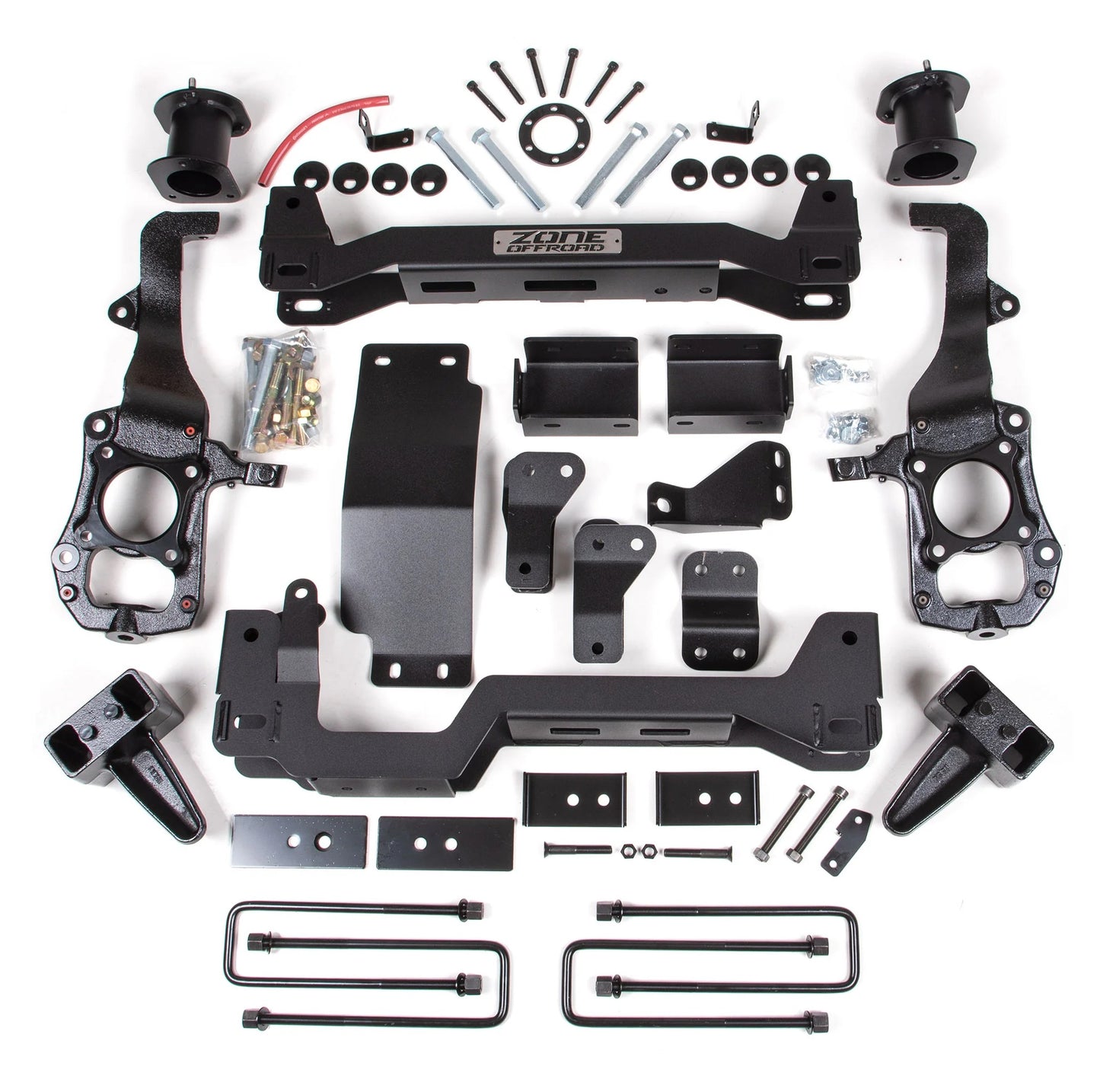ZONE 2021-2025 FORD F-150 4WD 6" SUSPENSION LIFT KIT,4" BLOCK
