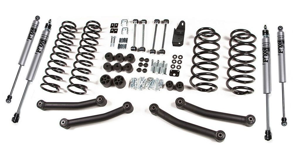 ZONE 2003-2006 JEEP WRANGLER TJ 4" COIL SPRING LIFT KIT,FOX SHOCKS