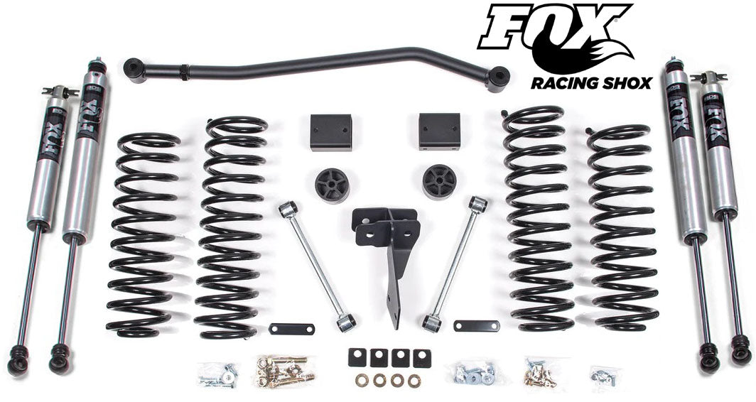 ZONE 2007-2011 JEEP WRANGLER JK 4-DOOR 4" COIL SPRING LIFT KIT,FOX SHOCKS