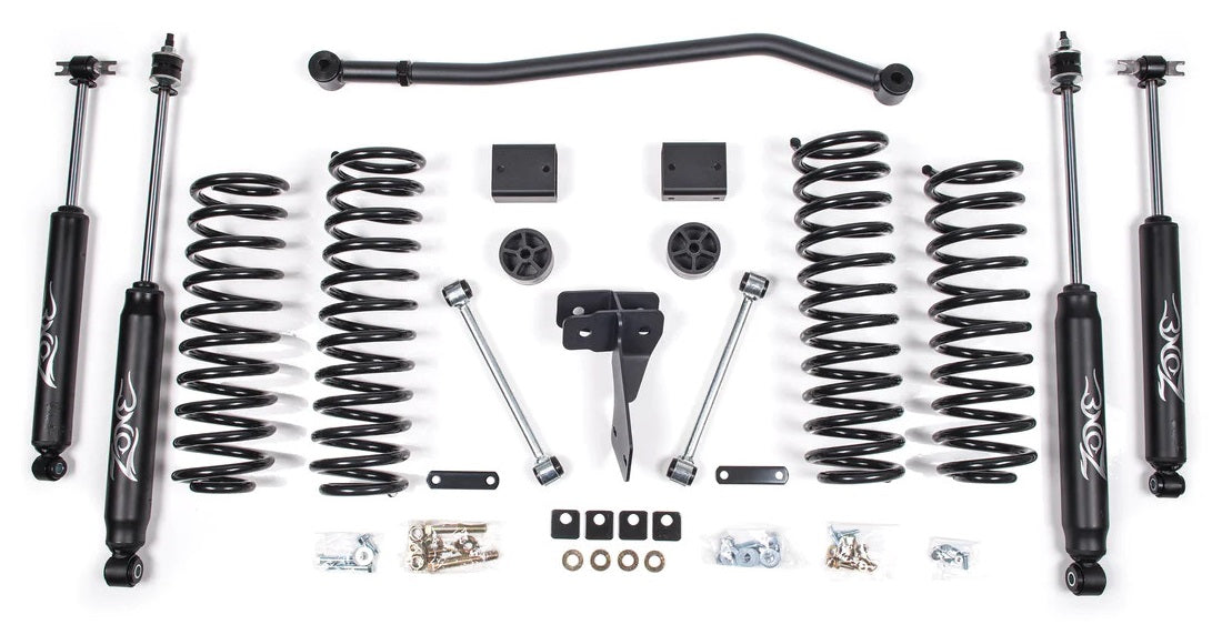 ZONE 2012-2018 JEEP WRANGLER JK 4-DOOR 4" SUSPENSION LIFT KIT WITH NITRO SHOCKS