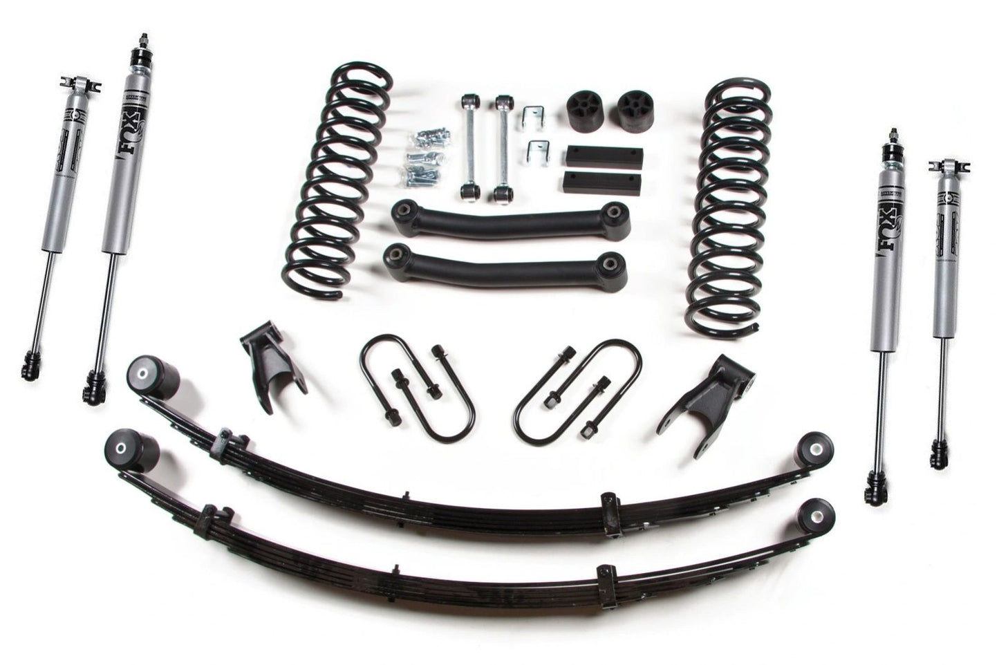 ZONE 4.5" COIL SPRING LIFT KIT WITH FOX SHOCKS,84-01 JEEP XJ WITH DANA 35 REAR