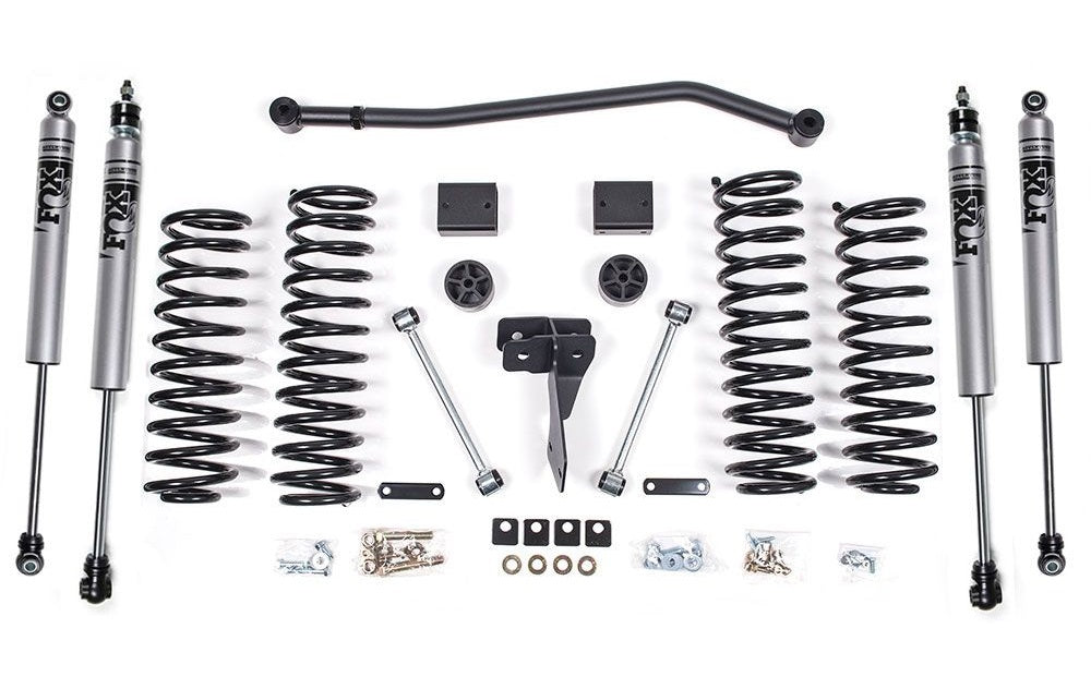 ZONE 2012-2018 JEEP WRANGLER JK 2-DOOR 4" SUSPENSION LIFT KIT WITH FOX SHOCKS