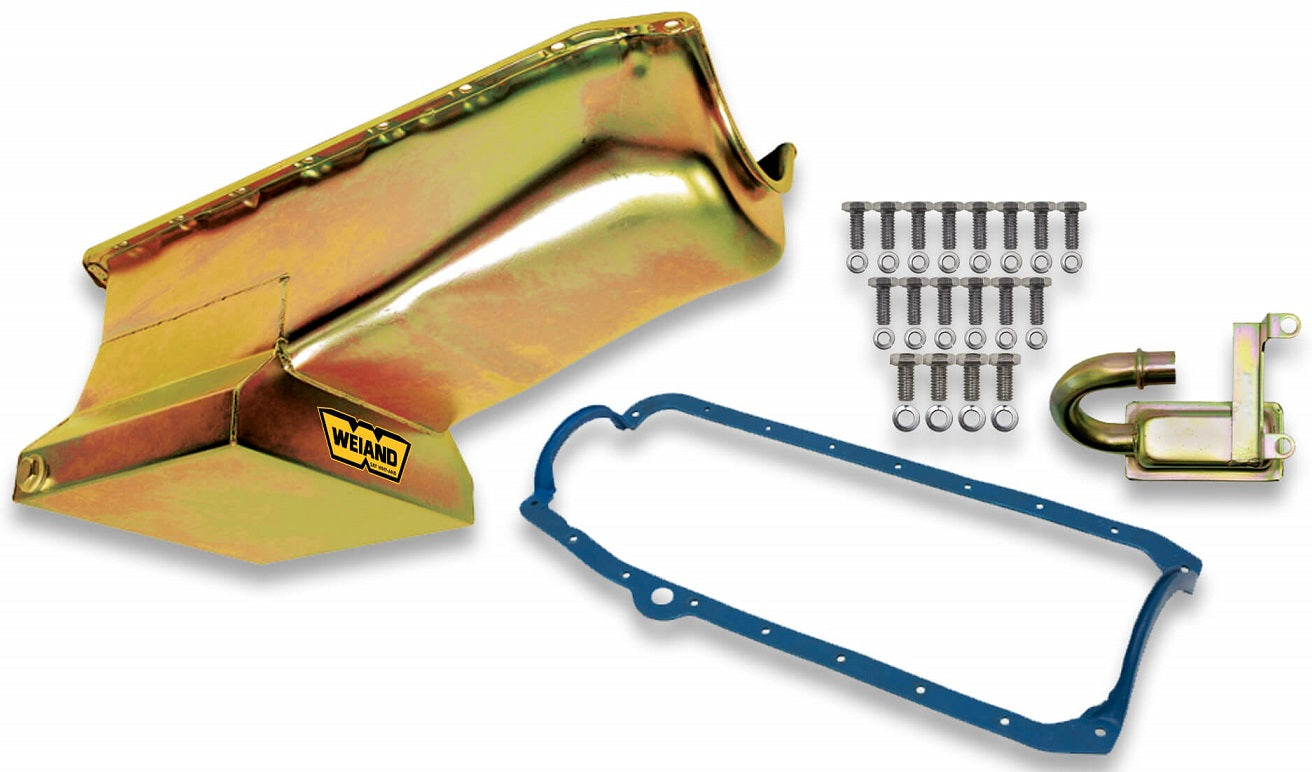 OIL PAN KIT,SBC,58-79,DRAG,ZINC,8 1/4"