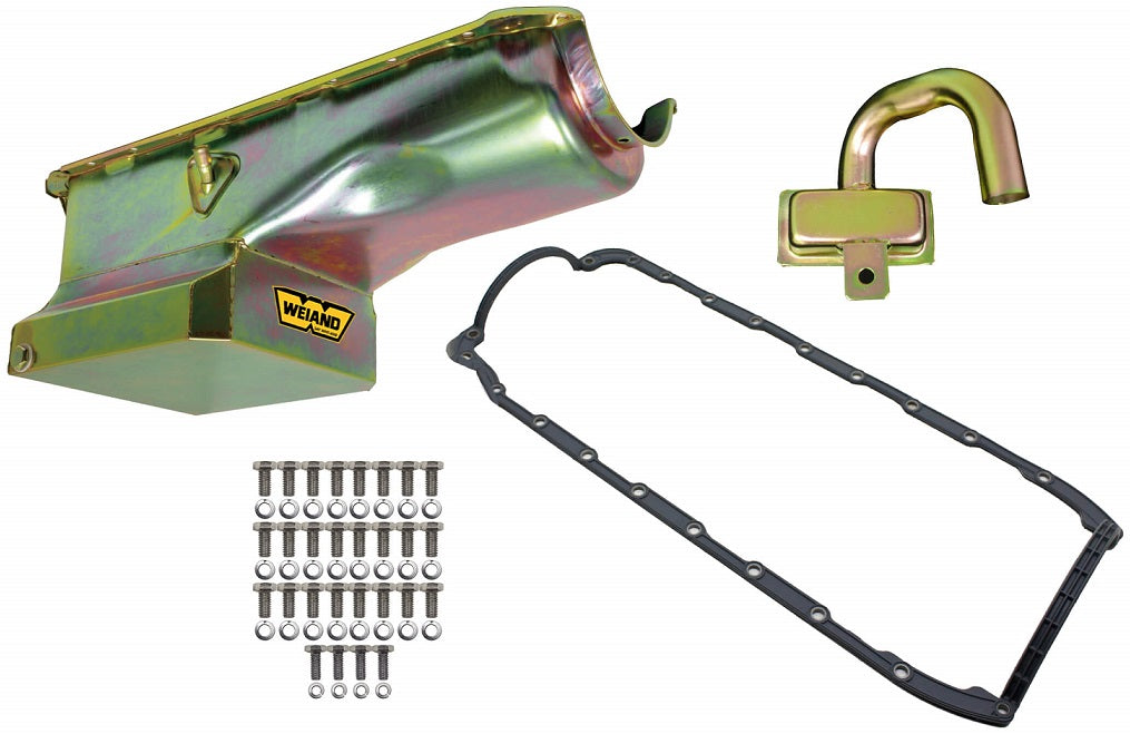 OIL PAN KIT,BBC,65-90,DRAG,ZINC,8 1/4"