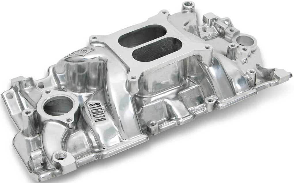 INTAKE MANIFOLD,SBC,POLISHED