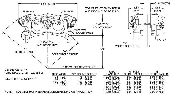 CALIPER,1.38 FDLI DYNALITE,.810",RED