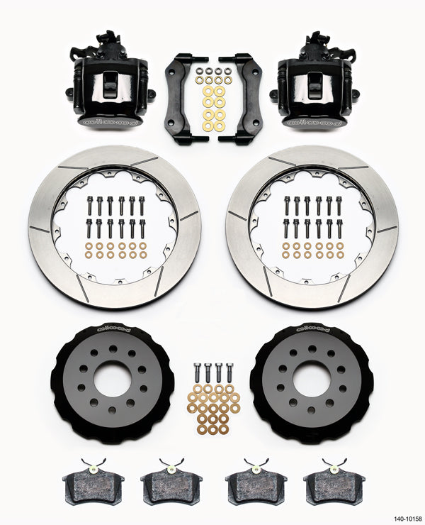 AIR RIDE SYSTEM,CURRIE REAR,WILWOOD BRAKES,14/13" BLACK,94-04 FORD MUSTANG