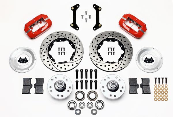 78-88 FULL SUSPENSION,11" BRAKES,REAR KIT,RED,D