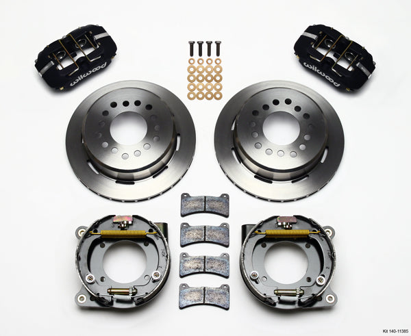 COILOVER SYSTEM,WILWOOD 11" BRAKES,BLACK,67-70 IMPALA,B-BODY
