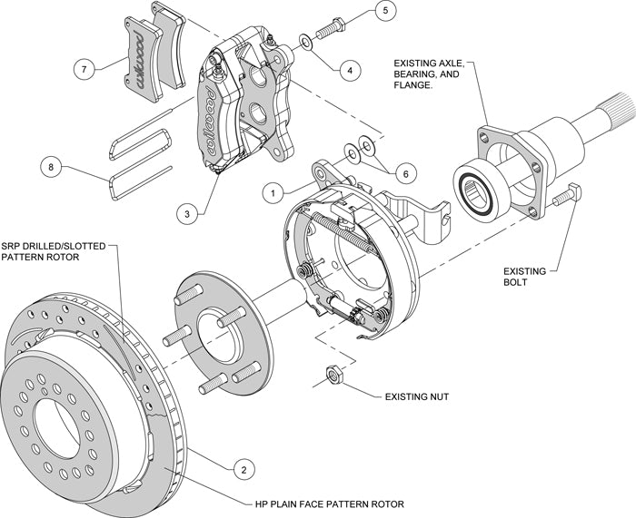GM C-10 C-KIT,2.42",REAR PB,11" ROTORS,BLACK CALIPERS