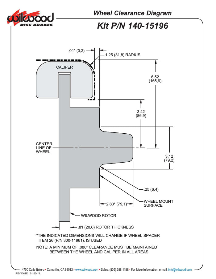 65-72 CDP C BODY,DODGE,PLYMOUTH,11"